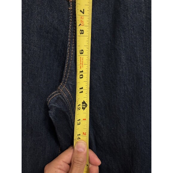 Kate Spade New York Size 6 Wide Cuff Jeans by Target dark Wash wide leg - Picture 9 of 12